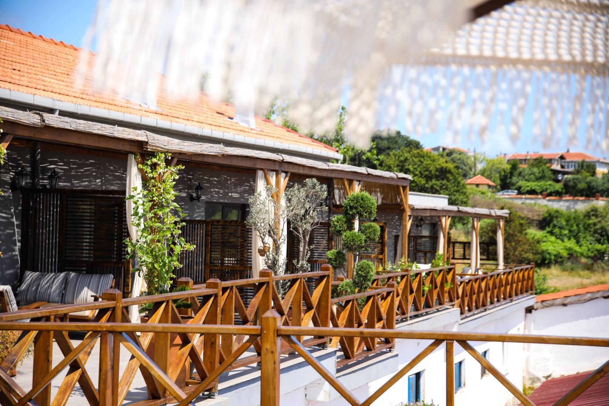 Mavi At Hotel Blue Horse Gumusdere Bagian luar foto